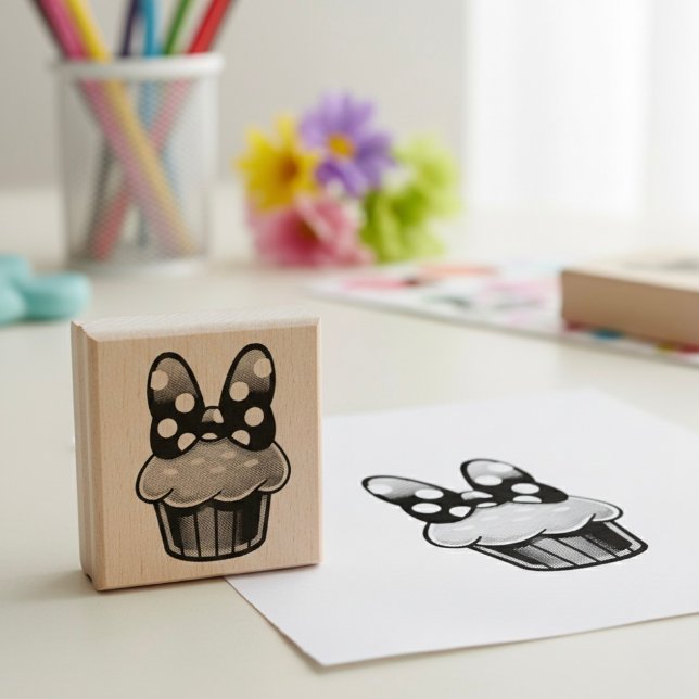 Cupcake Rubber Stamp (Creator Uploaded)