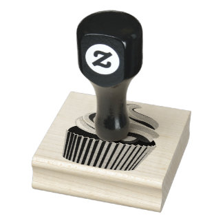 Cupcake Rubber Stamp by Warrior_Wares_Inc