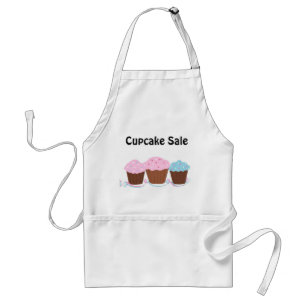 Cupcake Sale - Trio of Frosted Cupcakes Standard Apron
