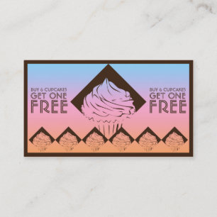 cupcake sherbert diamond stamp card