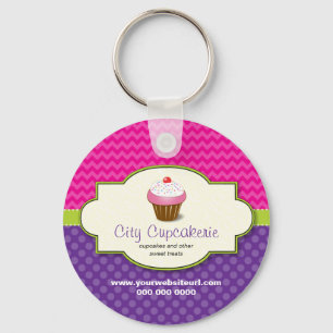 Cupcake Shop Keychain