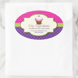 Cupcake Shop Promotional Sticker
