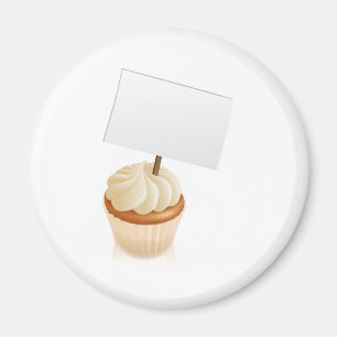 Cupcake sign magnet