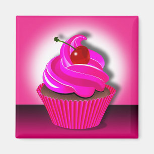 "Cupcake Spotlight" by Cheryl Daniels Magnet