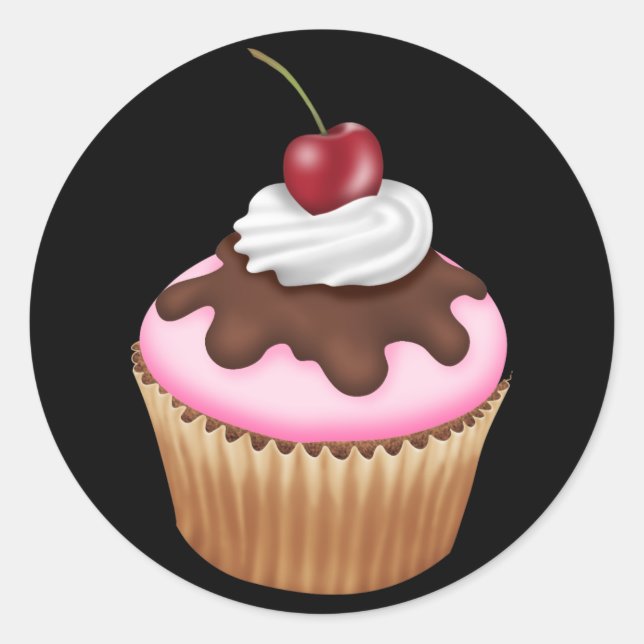 Cupcake - SRF Classic Round Sticker (Front)