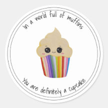 Cupcake Sticker