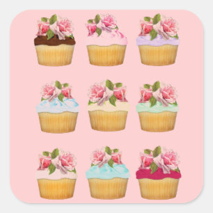 Cupcake Stickers