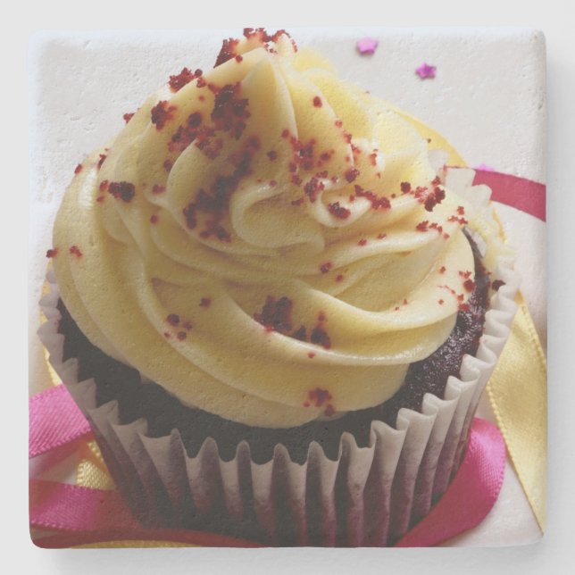 Cupcake Stone Coaster (Front)