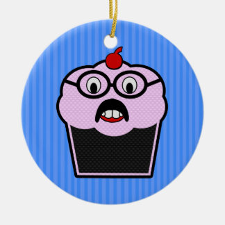 Cupcake Studmuffin Ceramic Tree Decoration