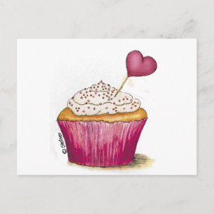 Cupcake - Sweetest Day Postcard