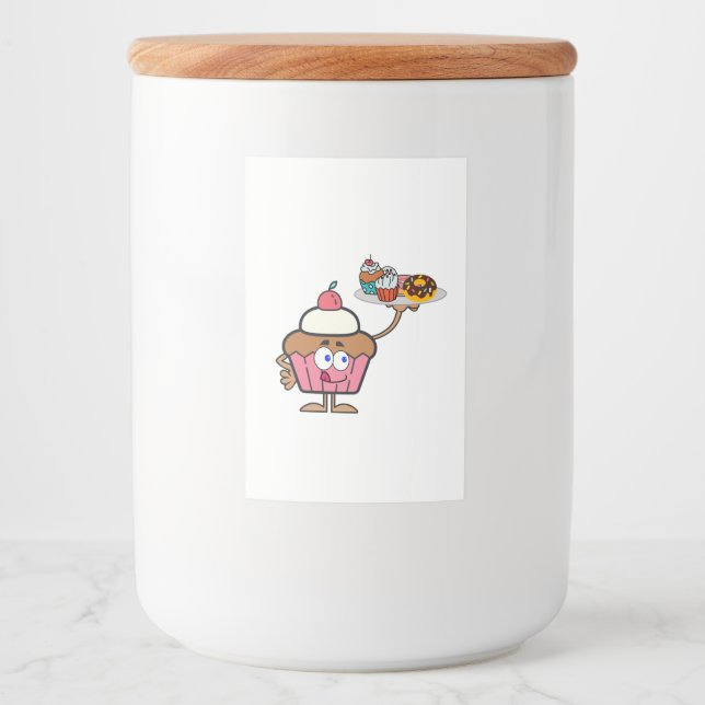 Cupcake Sweets Your Day Food Label (Front)