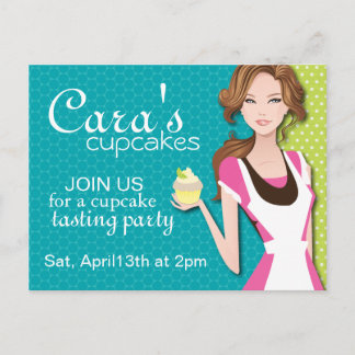 Cupcake Tasting Party Postcard