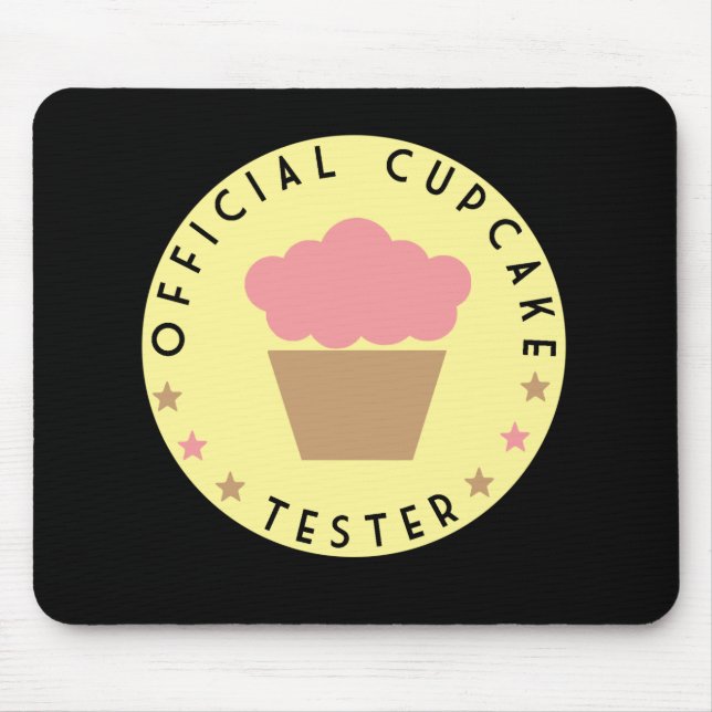 Cupcake Tester Mouse Mat (Front)