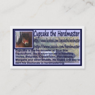 Cupcake The Herdmaster Business Cards