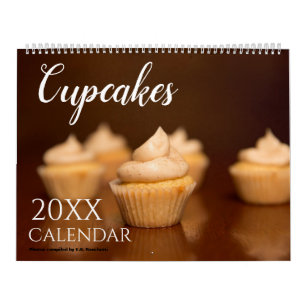 Cupcake Themed 2026 Wall Calendar Gift
