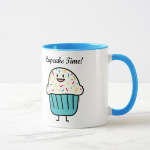 Cupcake Time with sprinkles sweet dessert fondant Mug