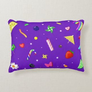 Cupcake Toppings Galore Accent Pillow