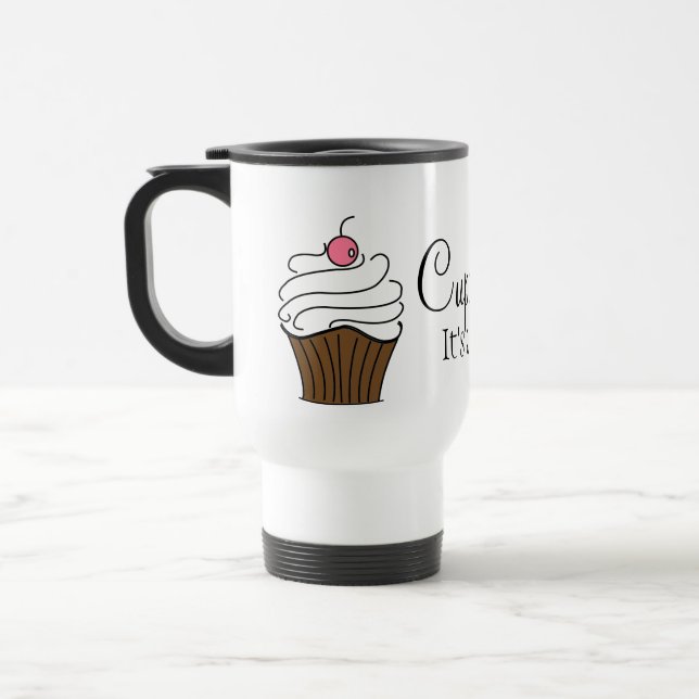 Cupcake Travel Mug (Left)