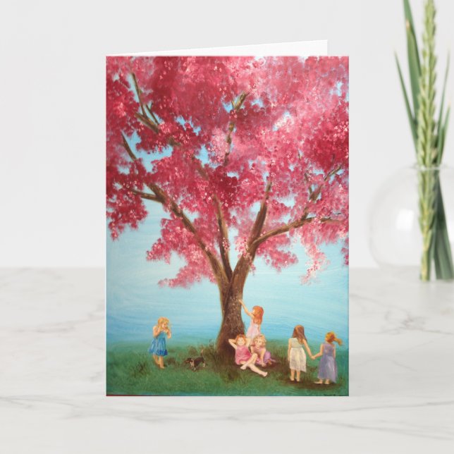 "Cupcake tree" greeting card (Front)