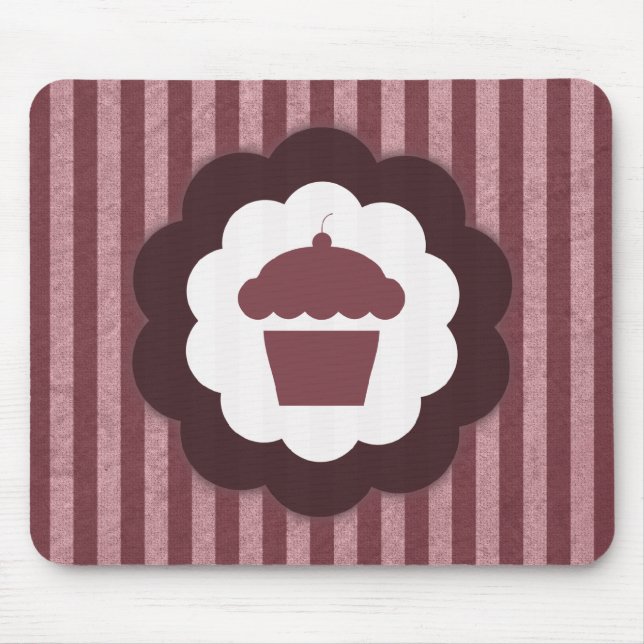 cupcake vintage mouse mat (Front)