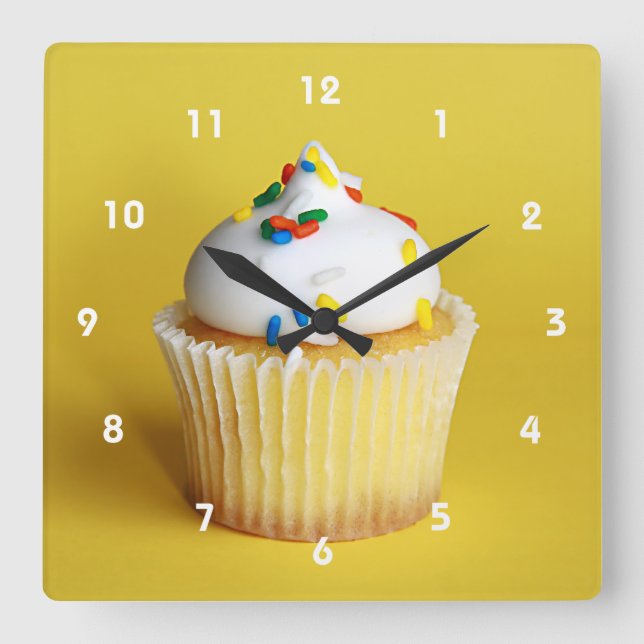 Cupcake Wall Clock (Front)