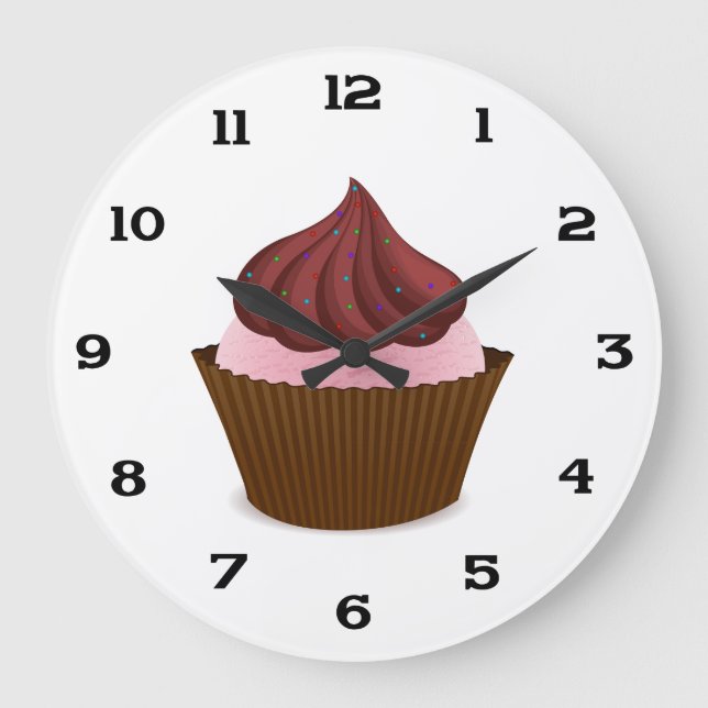 Cupcake Wall Clock (Front)