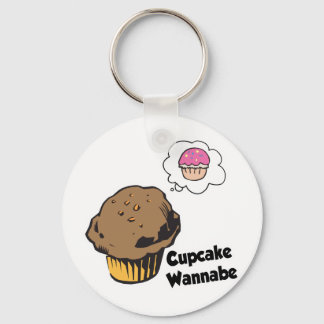 Cupcake Wannabe Muffin Key Ring