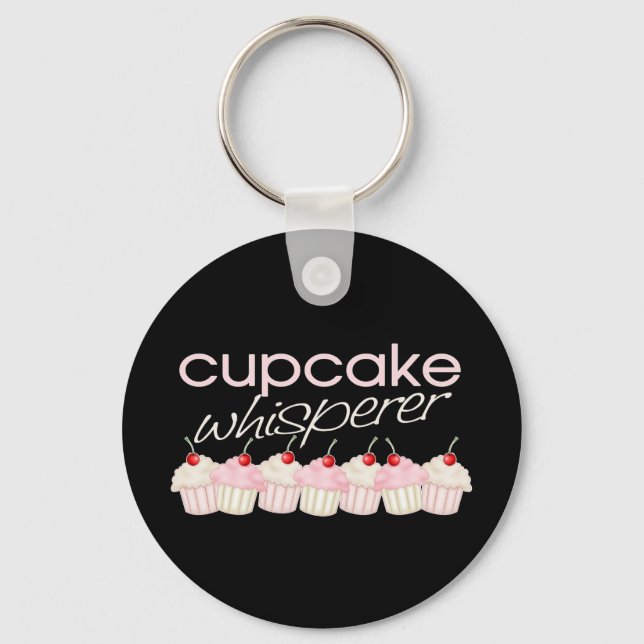 Cupcake Whisperer Key Ring (Front)