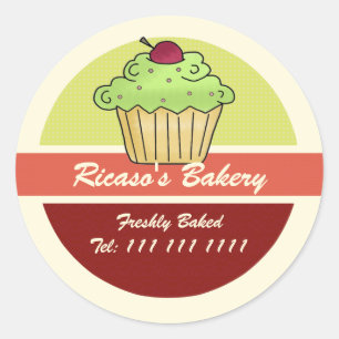 Cupcake With Cherry on Top Classic Round Sticker