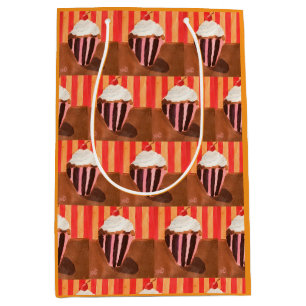 Cupcake with Vanilla Frosting Medium Gift Bag