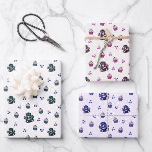 Cupcake Wrapping Paper set