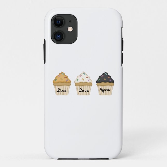Cupcake Yum Case-Mate iPhone Case (Back)