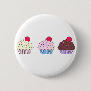 Cupcakes 6 Cm Round Badge
