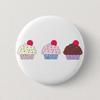 Cupcakes 6 Cm Round Badge