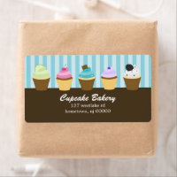 Cupcakes Address Labels