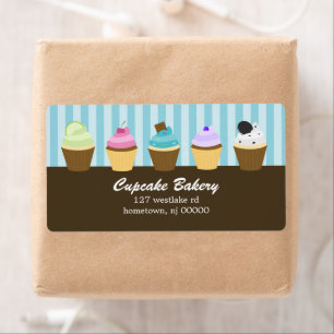 Cupcakes Address Labels