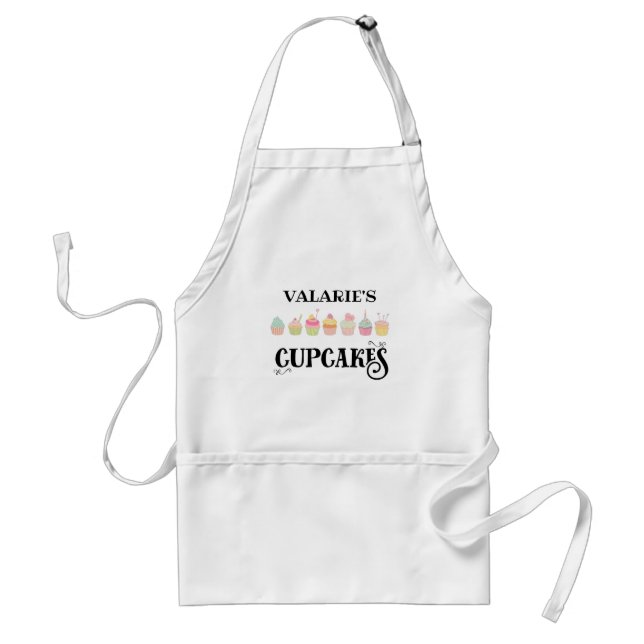 Cupcakes Adult Apron (Front)