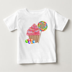 Cupcakes and Candy Birthday T Shirt