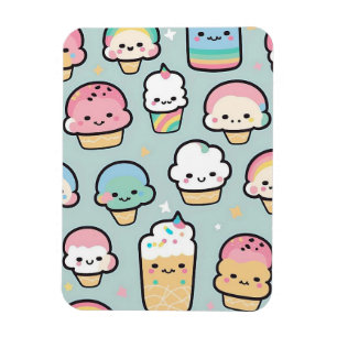 Cupcakes and Ice Cream Magnet