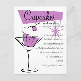Cupcakes and Martinis! Invitation
