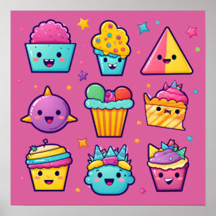 Cupcakes and sweet treats poster