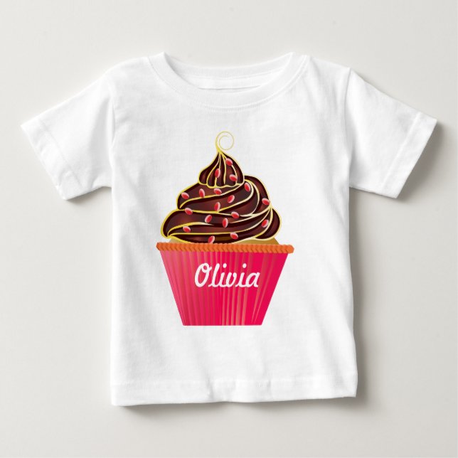 Cupcakes Baby T-Shirt (Front)