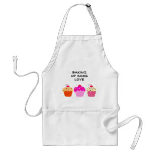 Cupcakes Baking up some Love Standard Apron