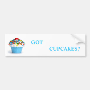 Cupcakes Bumper Sticker