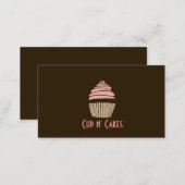 Cupcakes, Cakes, Food, Catering, Bakery Business Business Card (Front/Back)