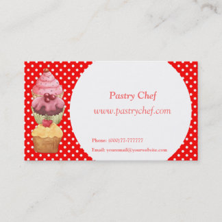 Cupcakes Cakes Pastries  Business Profile Card