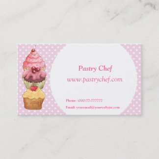Cupcakes Cakes Pastries  Business Profile Card