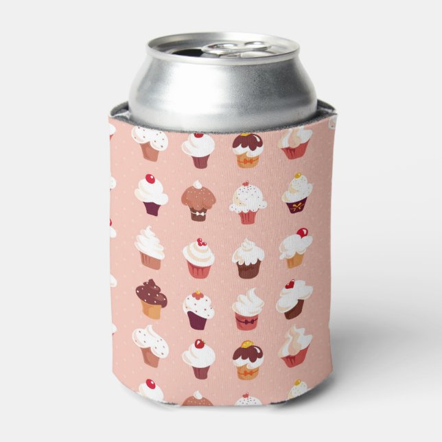 Cupcakes Can Cooler (Can Front)