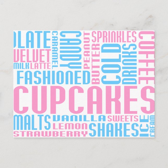 cupcakes chitChat Postcard (Front)
