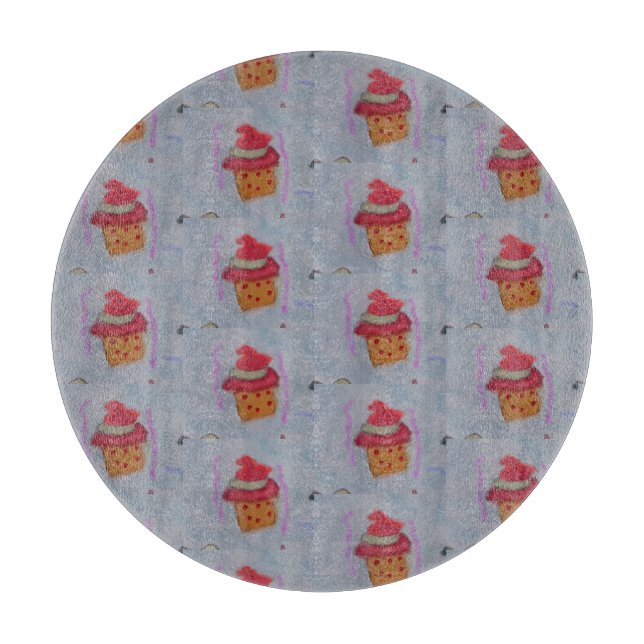 Cupcakes Chopping Board (Front)
